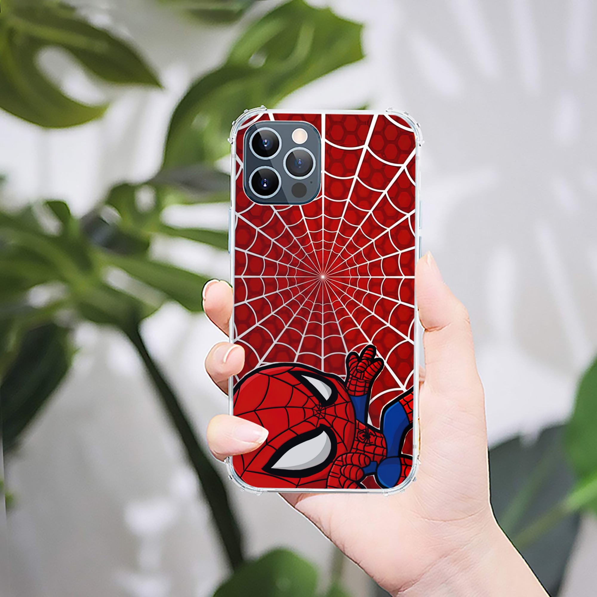 Spider Man スパイダーマン 【iPhone 12シリーズ対応】透明スマホケース（クリアソフトケース）